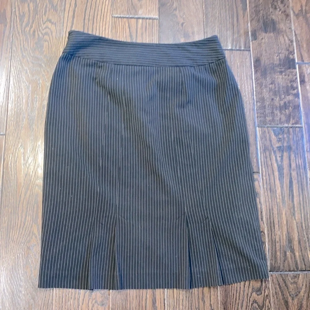 Rafaella black pinstripe skirt size 10